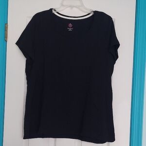Isaac Mizrahi 100% Cotton Short Sleeve Top